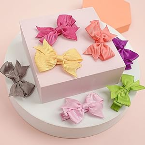 baby hair clips with small bows