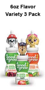 good2grow 6oz Flavor Variety 3 Pack