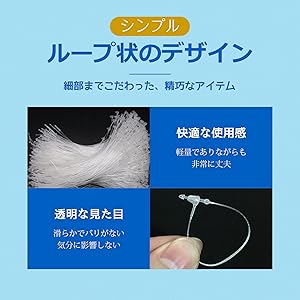 Amazon | Mesanda タグファスナー ループロック 約1000本セット