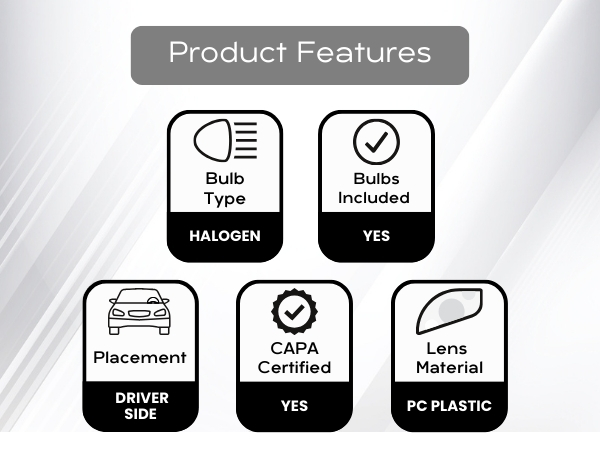 Amazon.com: ALLIGATOR AUTO LIGHTS Replacement For Volvo S80