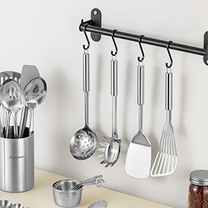 kitchen utensils set stainless steel