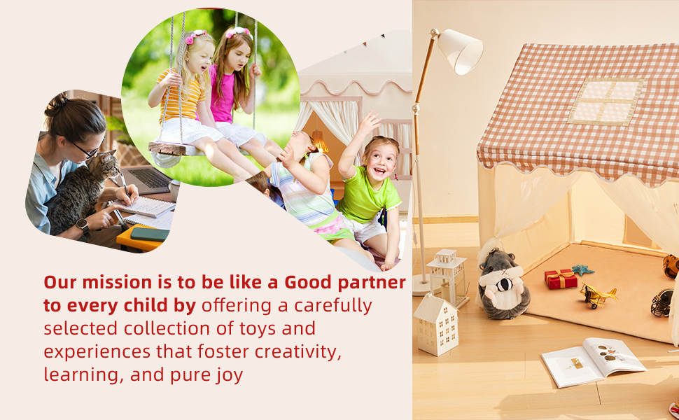 خيمة لعب كبيرة للأطفال من فينيسين، مع بساط أساسي وأضواء نجوم وأعلام وحقائب حمل - خيمة لعب للأطفال داخلية وخارجية - خيمة قابلة للغسل للأولاد والبنات - منزل لعب للأطفال الصغار (لون زهري) 15 بساط أساسي لخيمة لعب الأطفال الكبيرة