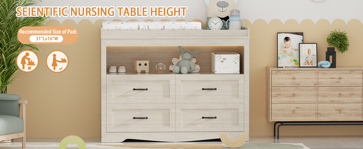 Baby Changing Table Dresser
