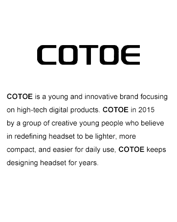 COTOE Bluetooth Headset V5.3, Wireless Earpiece with 500mAh