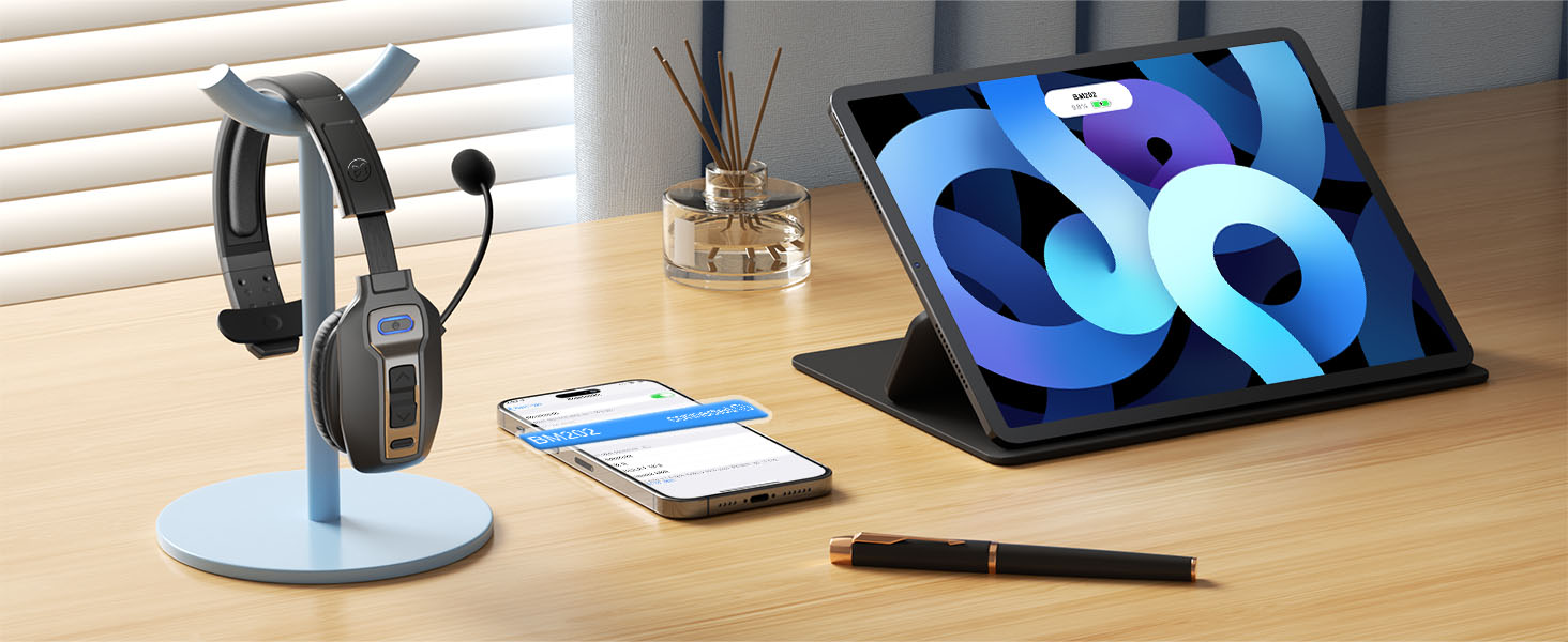 Multi-point pairing of Bluetooth 5.2 for trucker headset