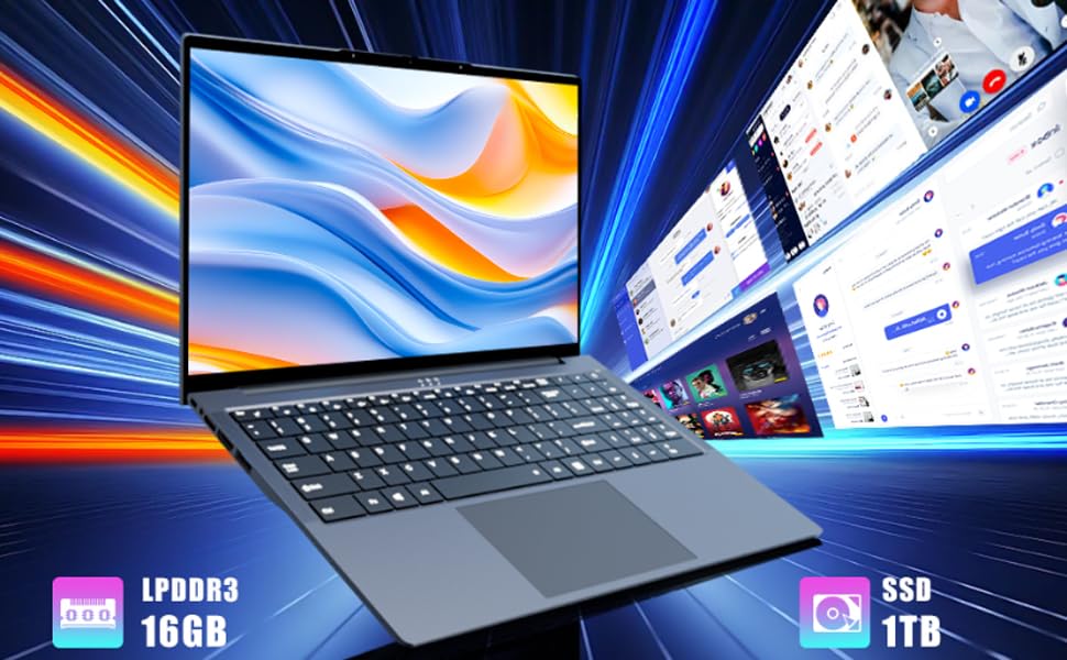 LPDDR3 16GB SSD 1TB