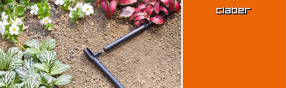 Tubo Capillare Flessibile PE Nero Claber 20m 1/4" (4-6mm) 16 Immagina. Immagina Divisa. Immaginiamo la situazione di Piante. Probabilmente un marchio di prodotti per il giardinaggio per la visualizzazione del «claver»