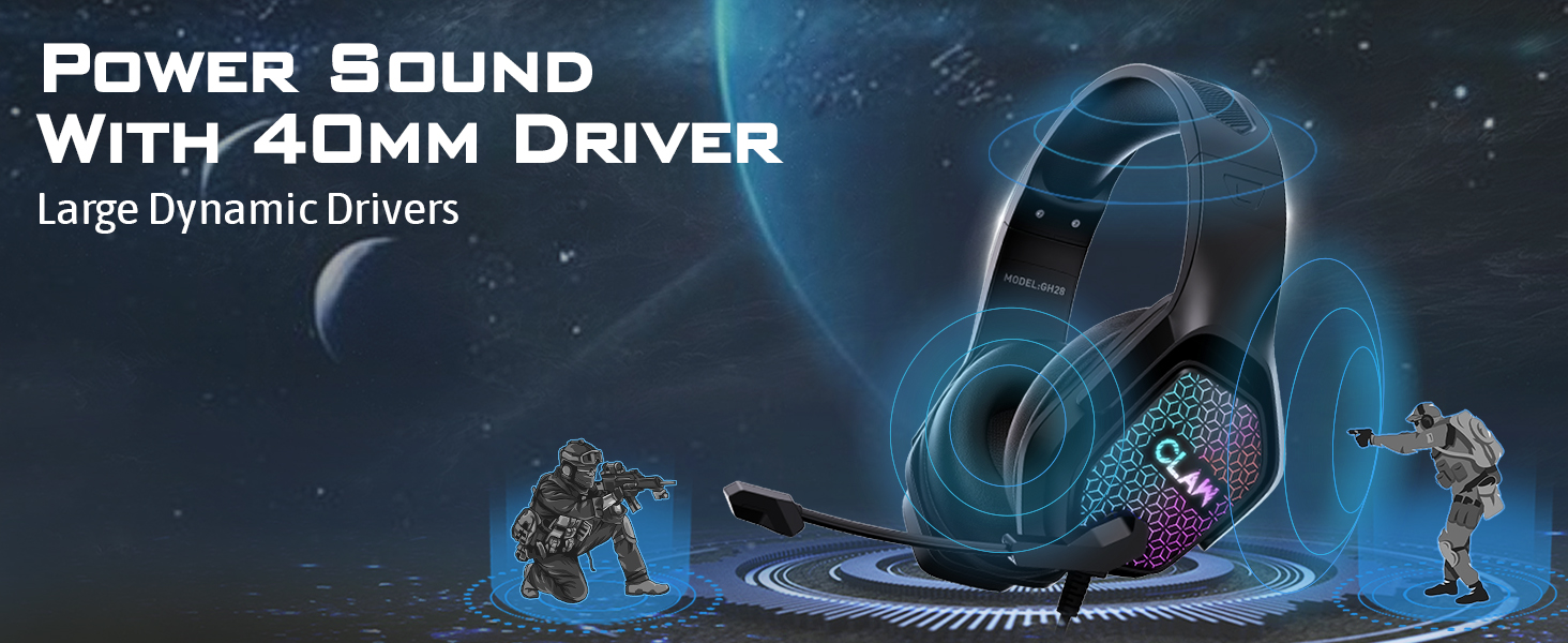 40mm Dynamic Drivers