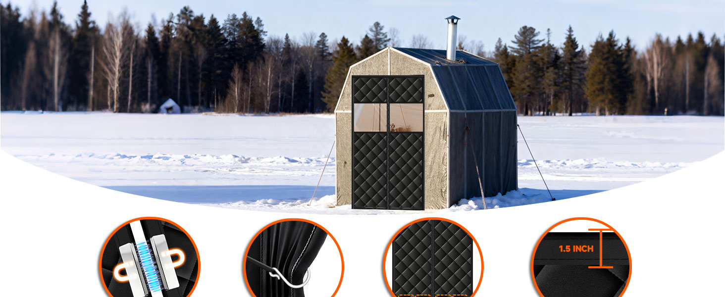 door insulation curtain