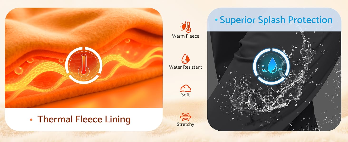 fleece lined pants women