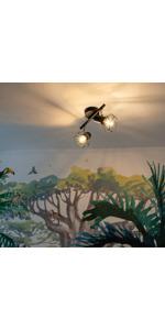 QAZQA Moderno Plafón Art Deco orientable oro - MOSH 2 Acero ...