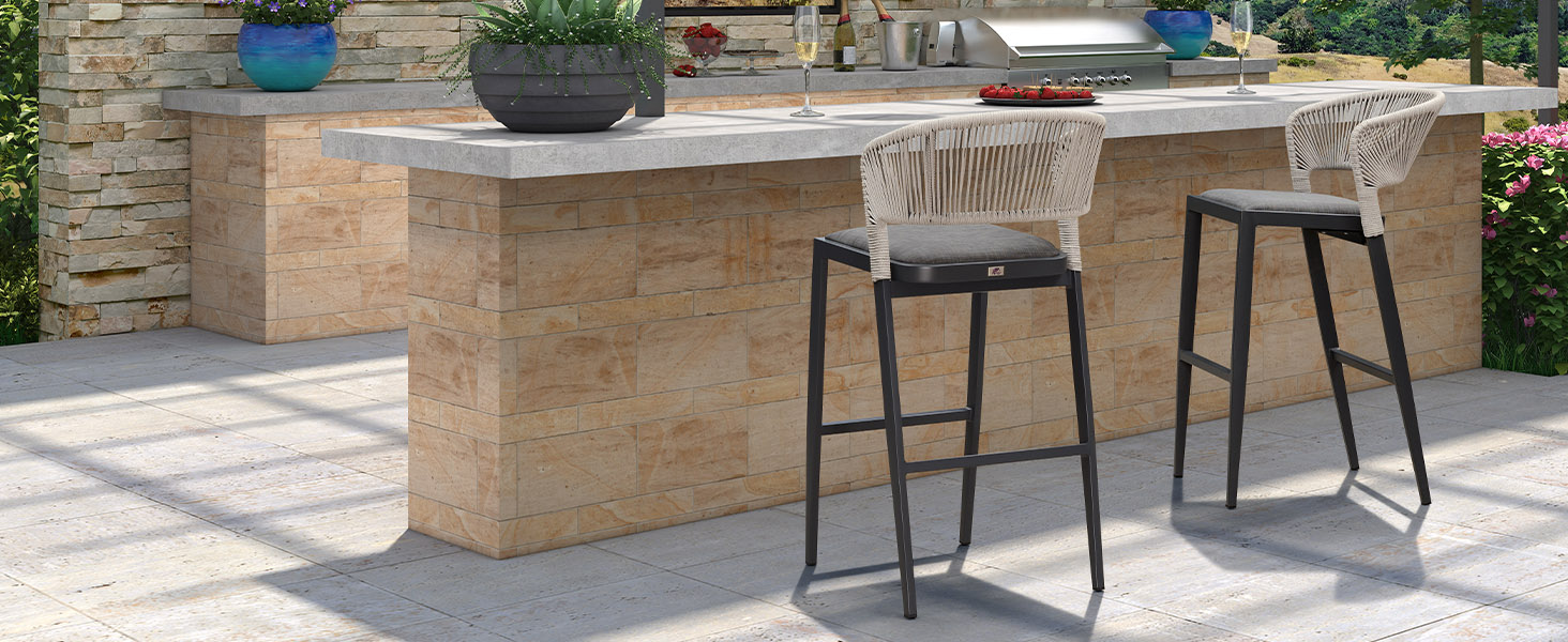 Outdoor Wicker Bar Chair