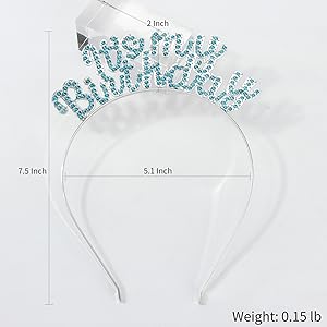 birthday headband