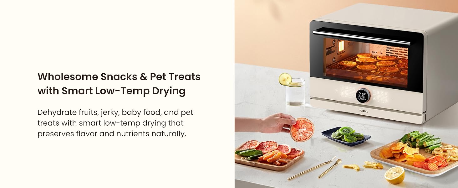 Wholesome Snacks & Pet Treats with Smart Low-Temp Drying