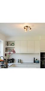 QAZQA Moderno Plafón Art Deco orientable oro - MOSH 2 Acero ...