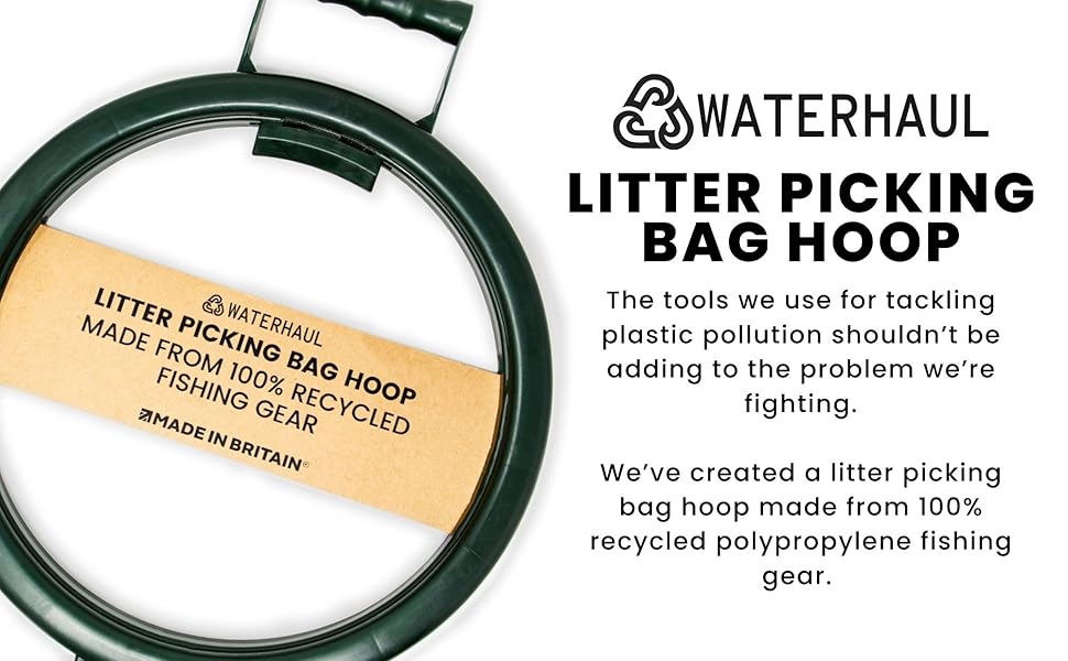 Recycled Litter Picking Bin Bag Hoop/Ring Made From 100 Recycled