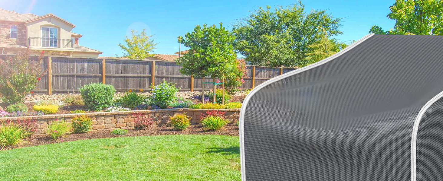 Heavy-Duty Stacking Patio Chair Covers - Waterproof, UV-Resistant (Fits 4-6 Chairs, 33"L X 27"D X 48"H)