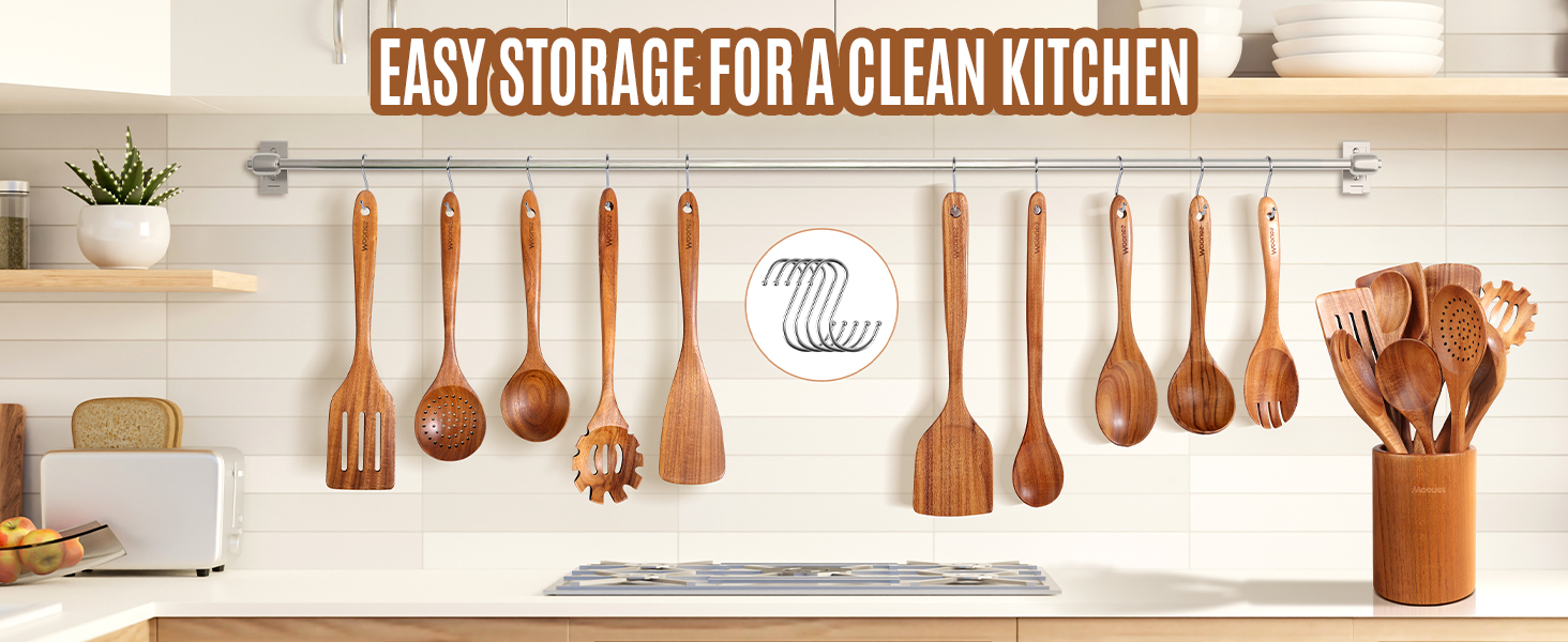wooden spoons for cooking
