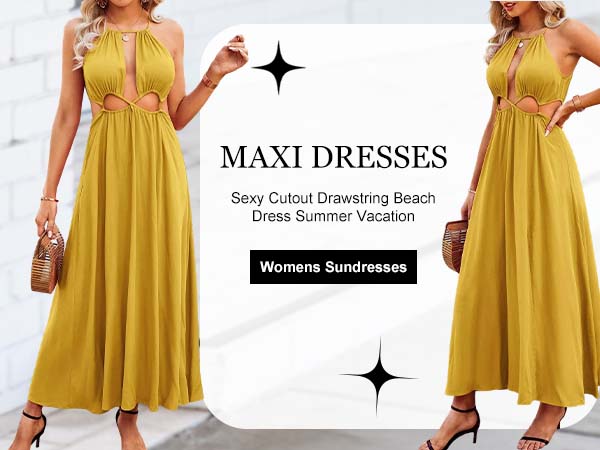 Amazon.com: SHINFY Womens Summer Spaghetti Strap Dress