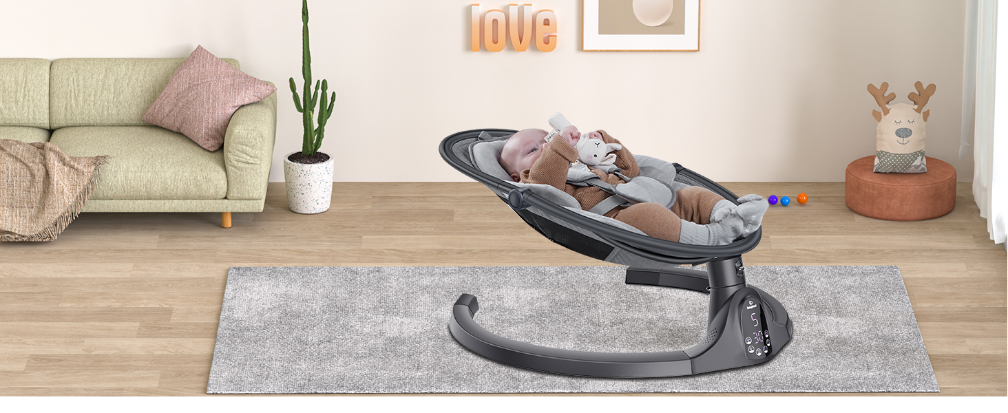 BabyBond Baby Swings for Infants to Toddler Bluetooth