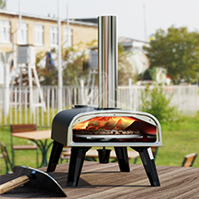 rotatable pizza oven