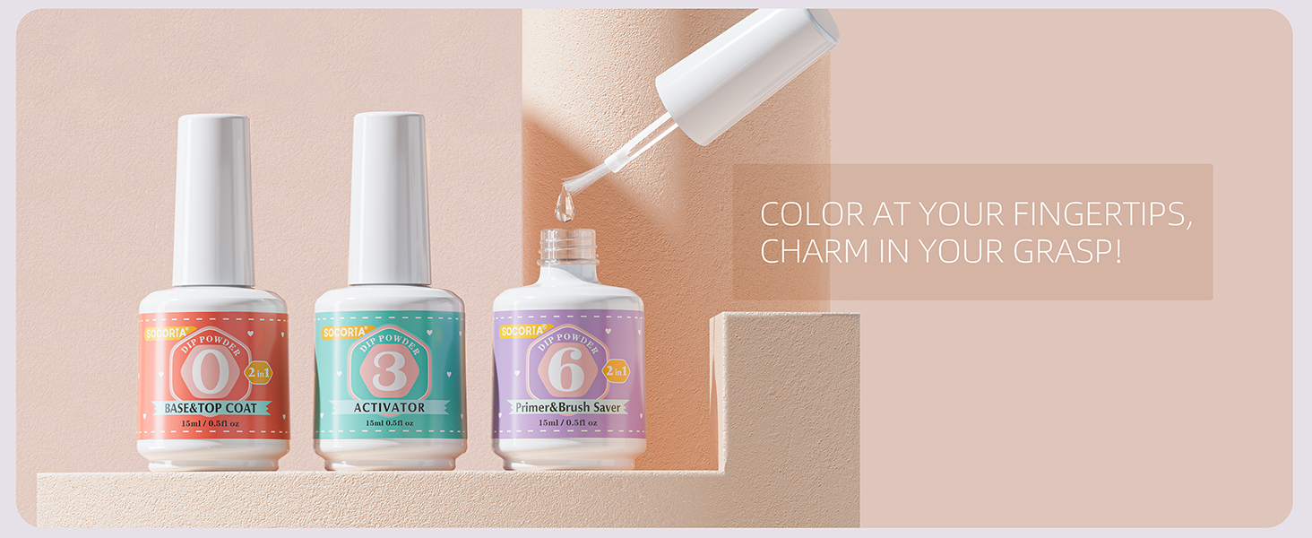 dip powder liquid set 