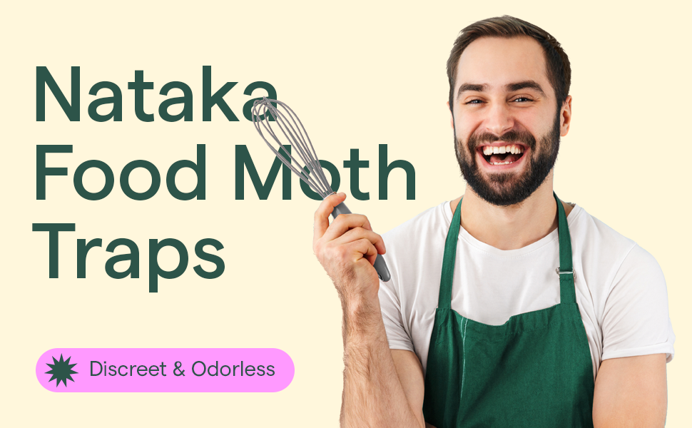 Moth Trap 6PCS Pheromone Moth Traps for Home Kitchen, Adhesive