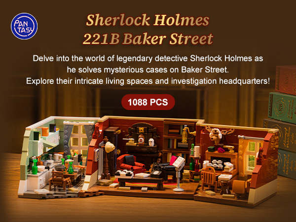Amazon.com: BRICKKK Sherlock Holmes 221B Baker Street