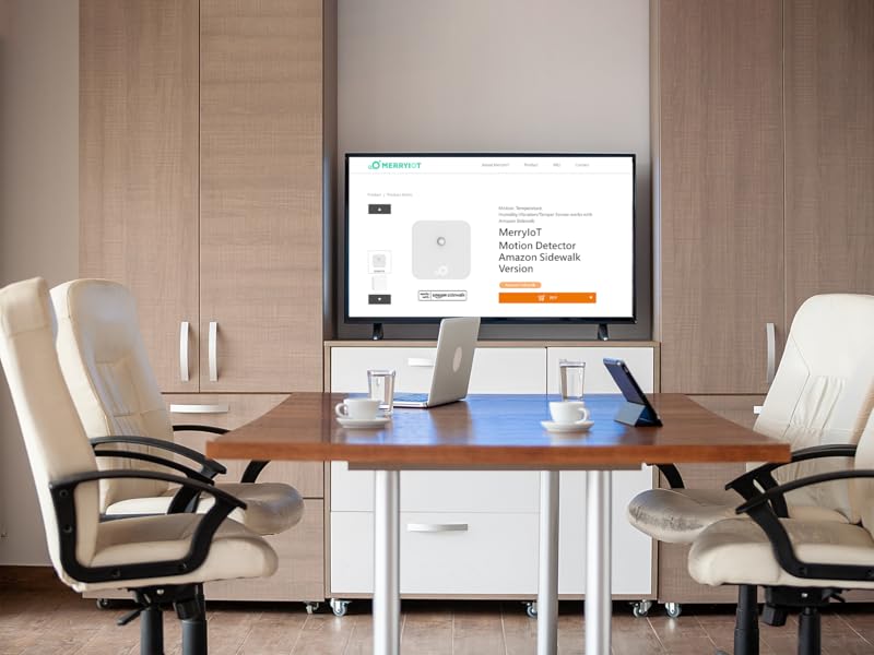 Meeting room with a monitor