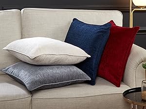 curtain, cordinating cushion printed geo
