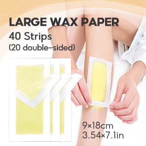 Large wax strips