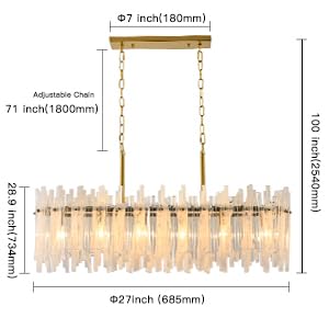 chandeliers for dining room