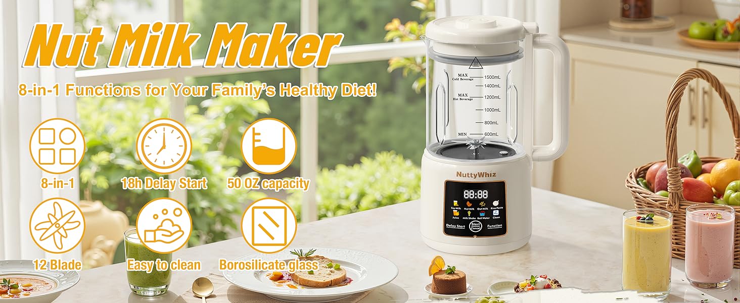 Nut milk maker