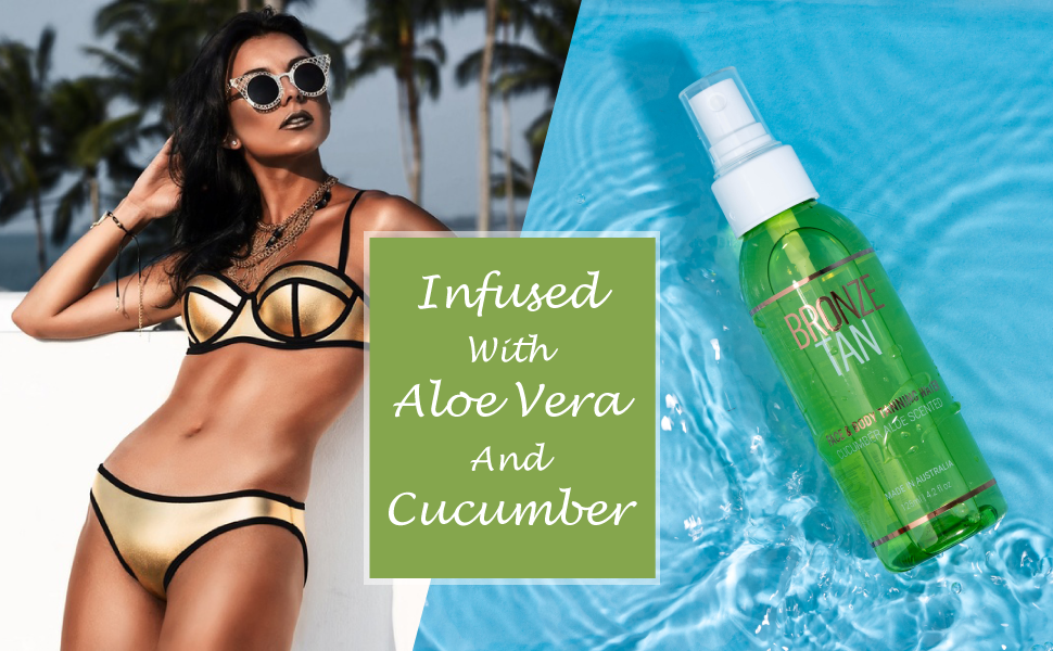 Bronze Tan Face Tanning Water Spray Self Tanner For A Gradual And Natural Sunless Tan