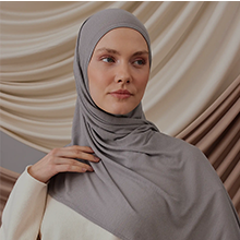 Instant Ribbed Jersey Hijab