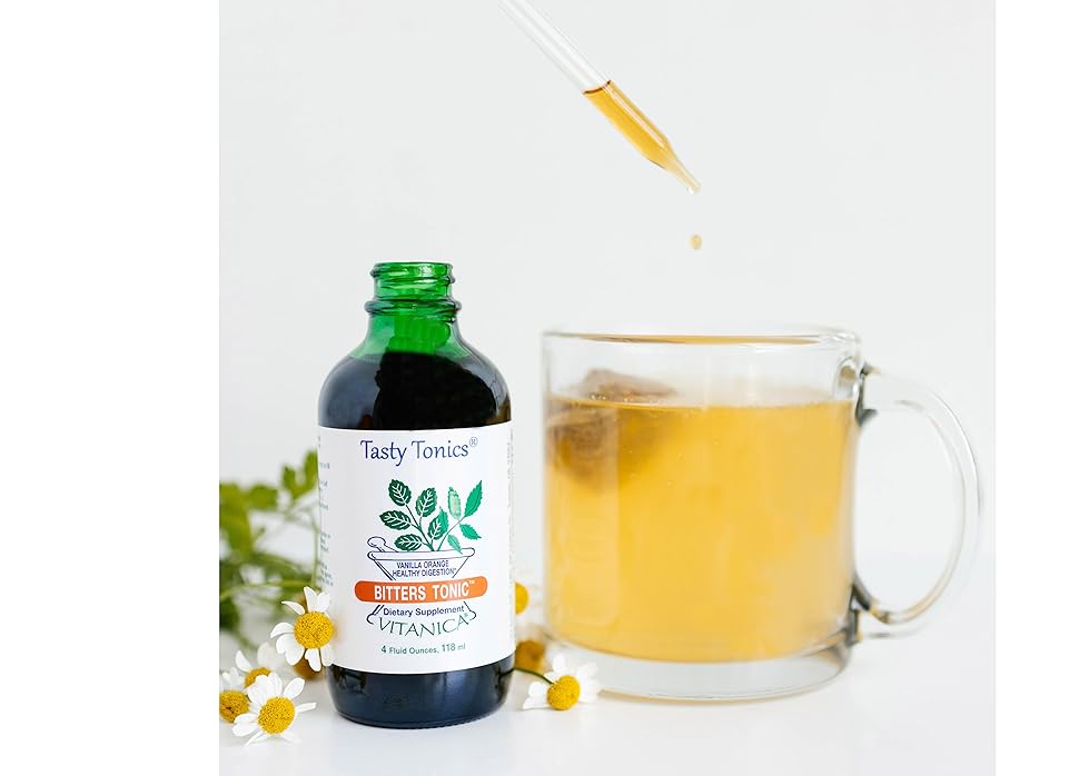 Vitanica Bitters Tonic, Liquid Digestion Supplement