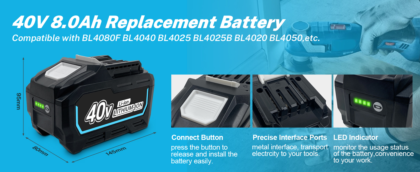 makita battery 40V