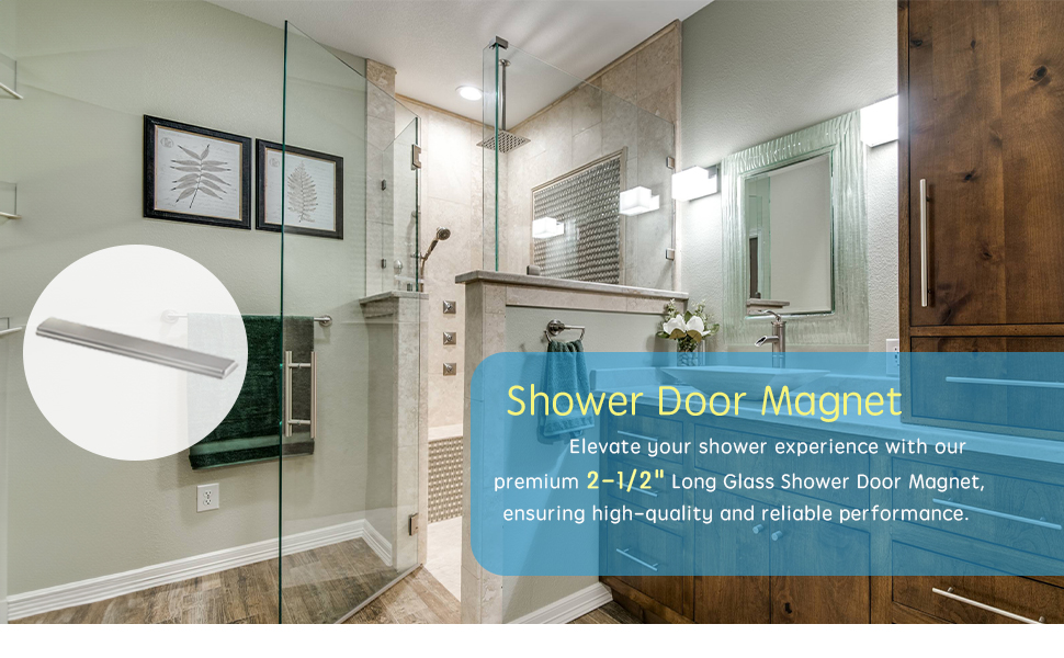 Shower Door 21/2" Replacement for Sliding and Swing