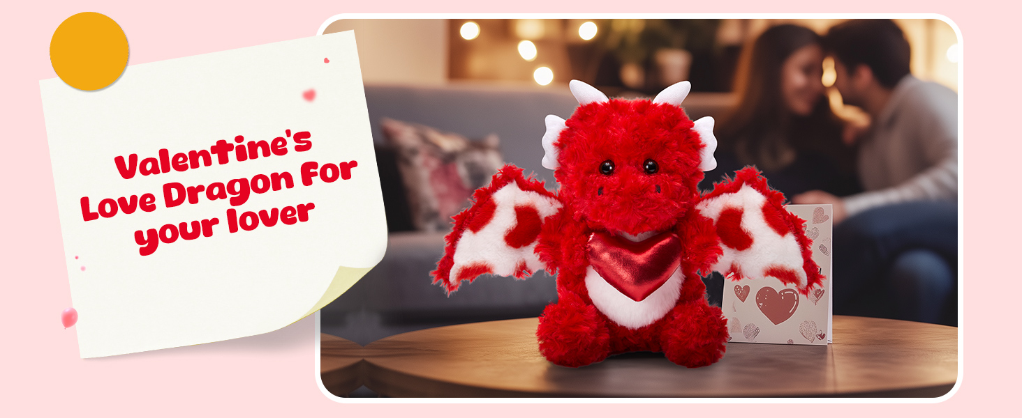 red dragon stuffed animal