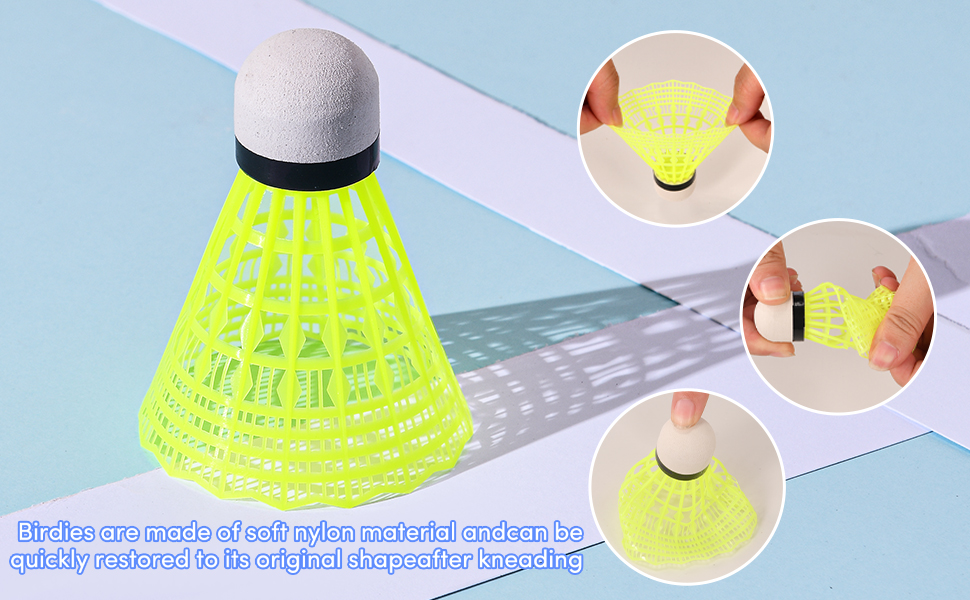 Nylon Badminton Shuttlecocks