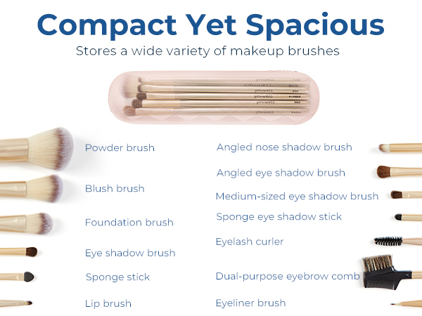 makeup brush bag