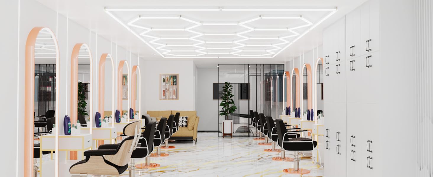 Hexagon Garage Lights