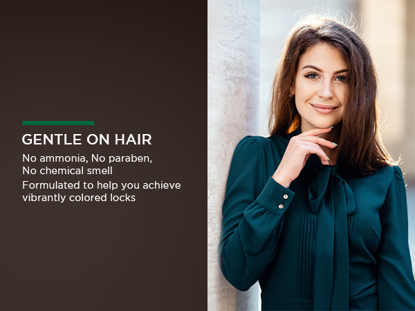 Chestnut Brown Hair Color Shampoo for grey hair 