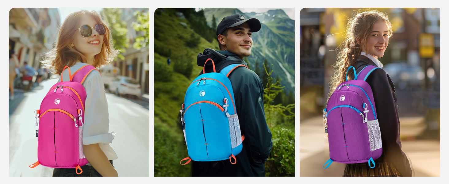 SPAHER Bagage Cabine 40x30x20 Sac à Dos Voyage Cabine Imperméable 25L