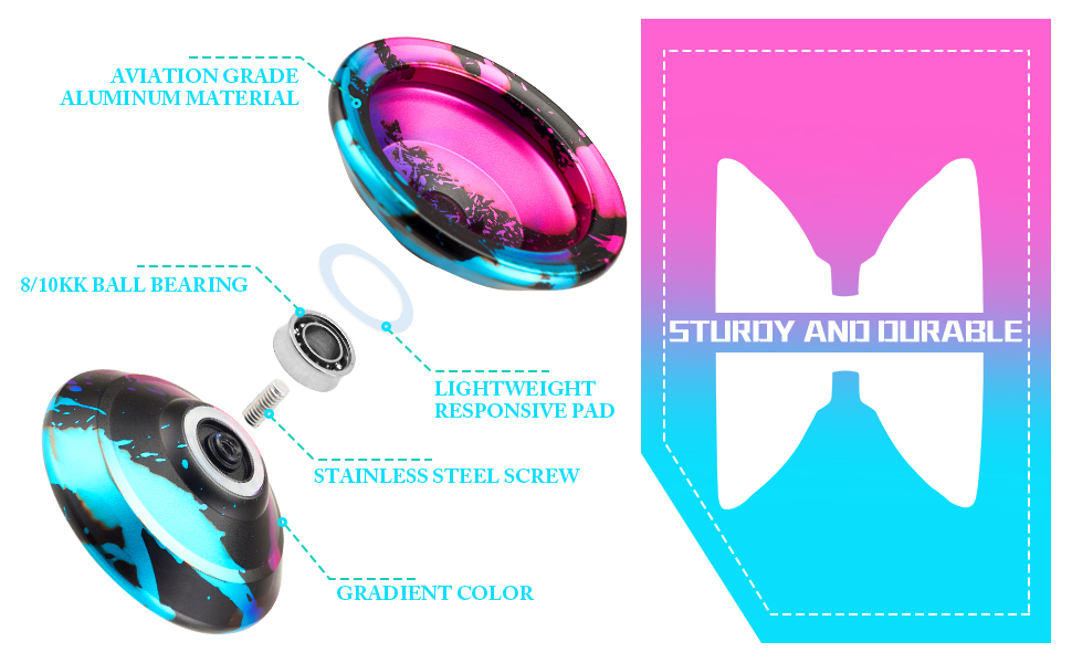 FETESNICE Yoyo Professional Unresponsive Responsive DNA