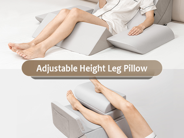 Adjustable Height Leg Pillow