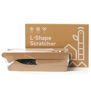 Der L-förmige Kratzbaum ist ein neues Produkt, das für den Einsatz im Haushalt konzipiert ist.