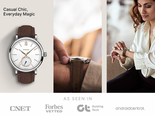 22mm leather watch band