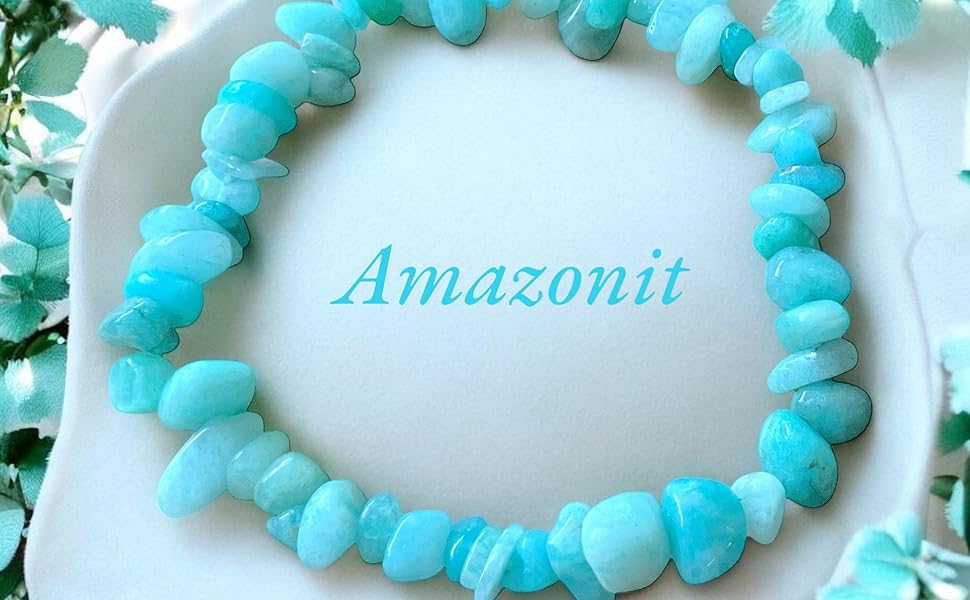 Amazonit Splitterarmband