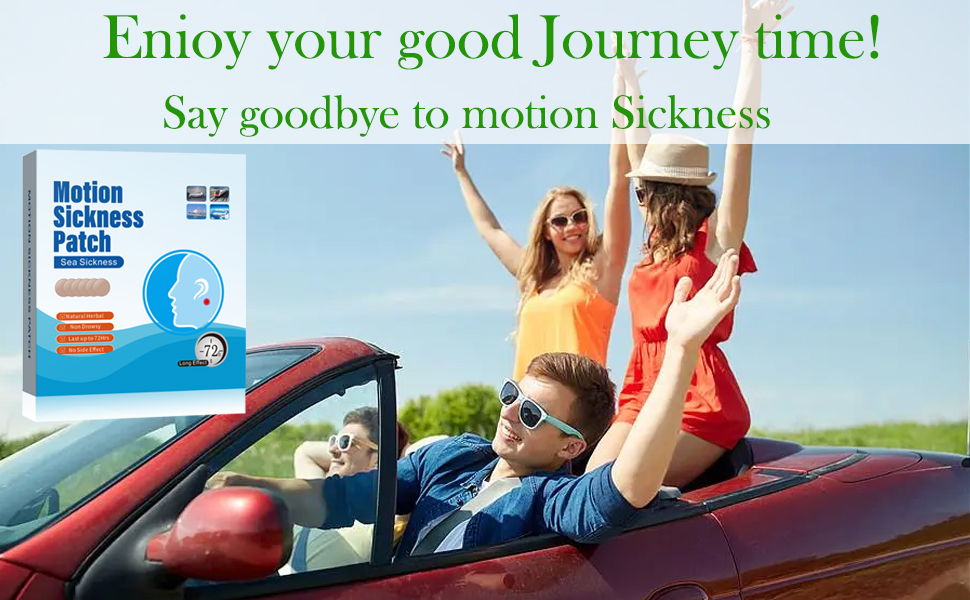 BONIORRI Motion Sickness Patches for Cruise Motion & Sea
